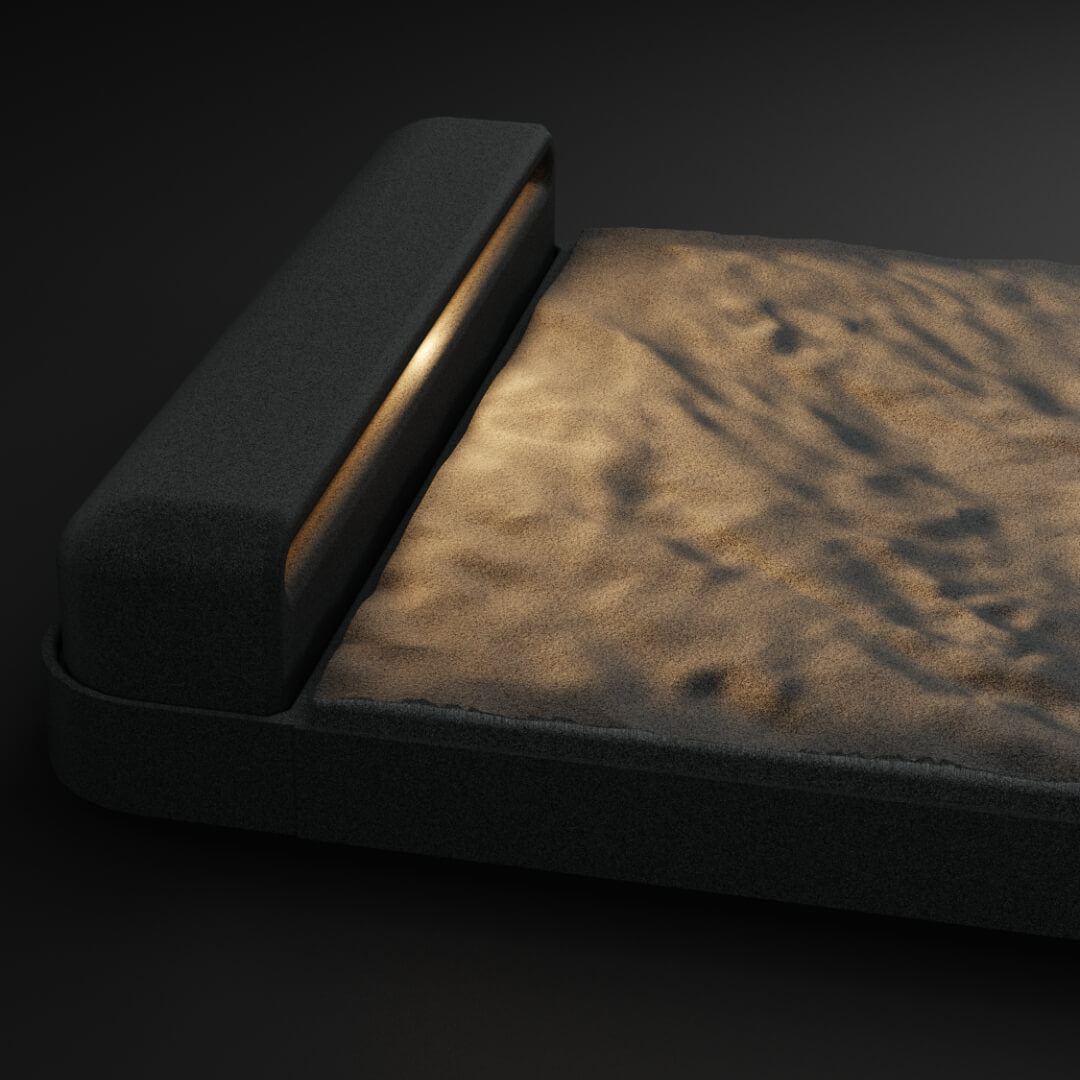 LED Светильник для шаговой плиты STONE Графитовый Серый 330х75х98мм Томск фото