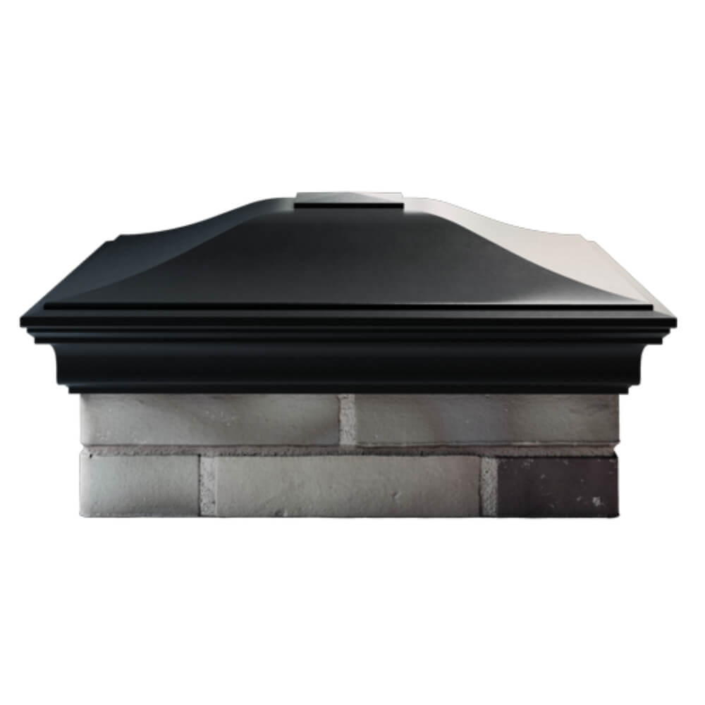 Колпак Zking Монблан Черный на столб 2х2 кирпича (515х515мм) в Томске фото