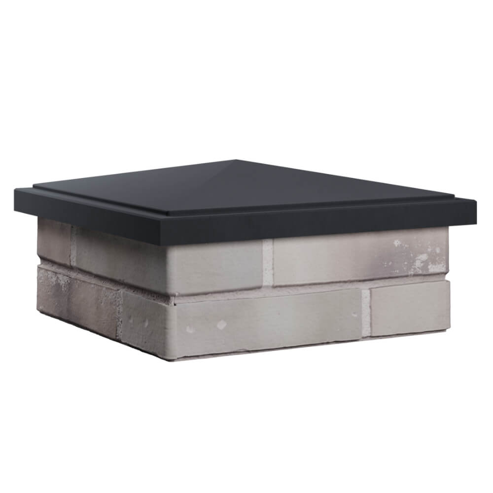 Колпак Zking БонаМоно Серый на столб 1.5х1.5 кирпича (385х385, 400х400мм) в Томске фото