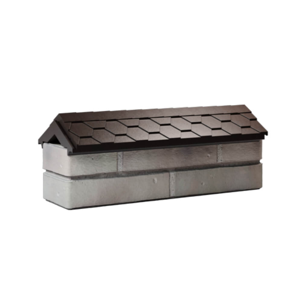 Парапет Zking Эверест Коричневый с посадкой на 0.5 кирпича (130мм) Томск фото