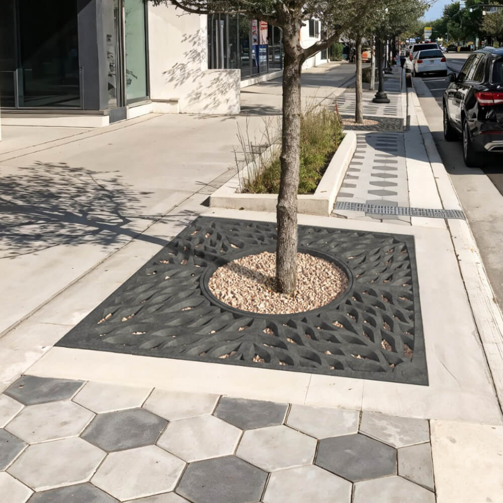 Приствольная решетка для дерева ZKING CRUST 2х2м Черная в Томске фото