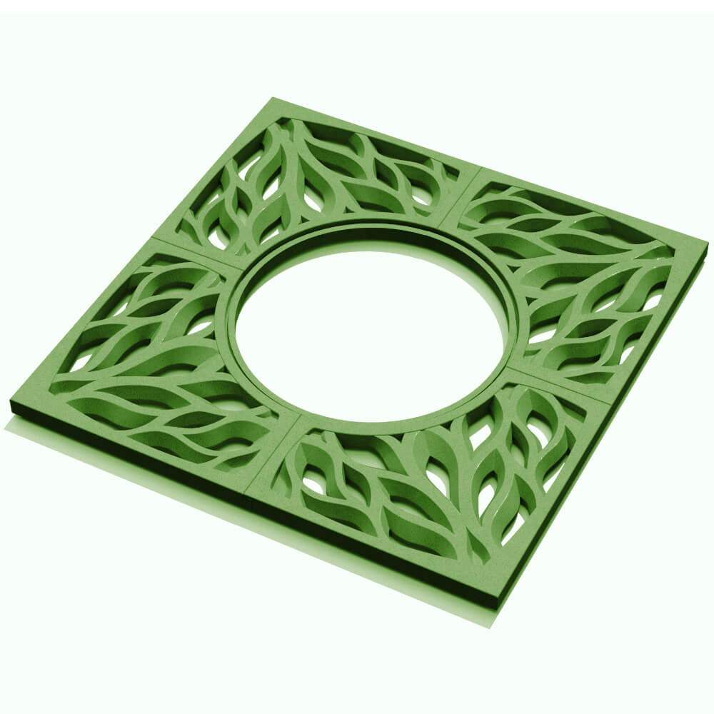 Приствольная решетка для дерева ZKING CRUST 1.2х1.2м Зеленая в Томске фото