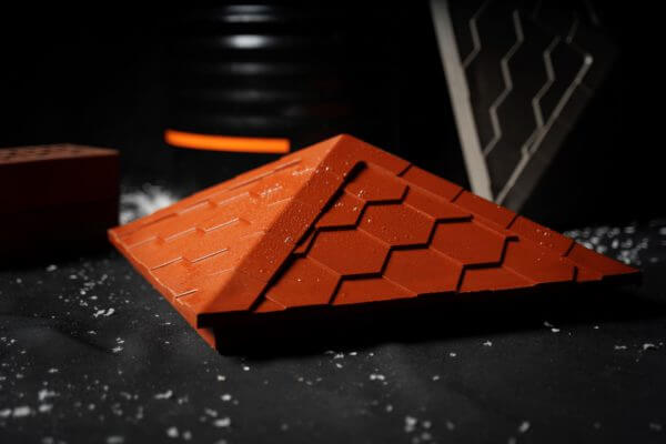 Колпак Zking Эверест Красный на столб 1.5х1.5 кирпича (390х390мм) в Томске фото