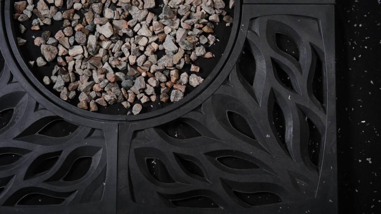 Приствольная решетка для дерева ZKING CRUST 1.2х1.2м Черная в Томске фото