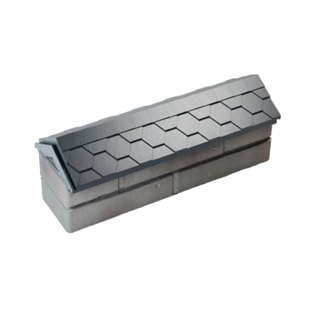 Парапет Zking Эверест Серый с посадкой на 0.5 кирпича (130мм) в Томске фото